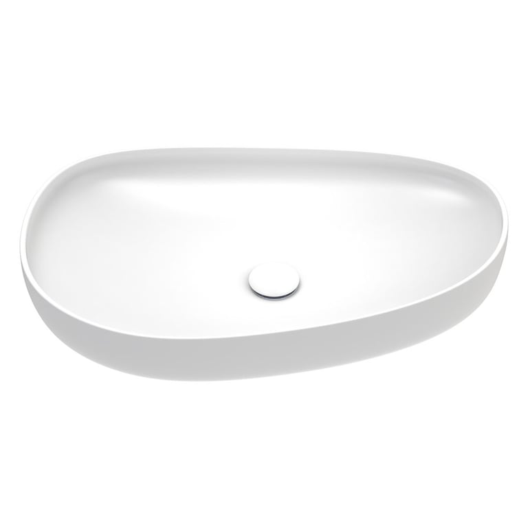 RB489W Image of Basin AboveCounter Fienza Pebble Large