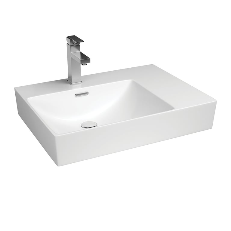 RB5042L-1 2 Image of Basin WallHung Fienza Tono Care Left