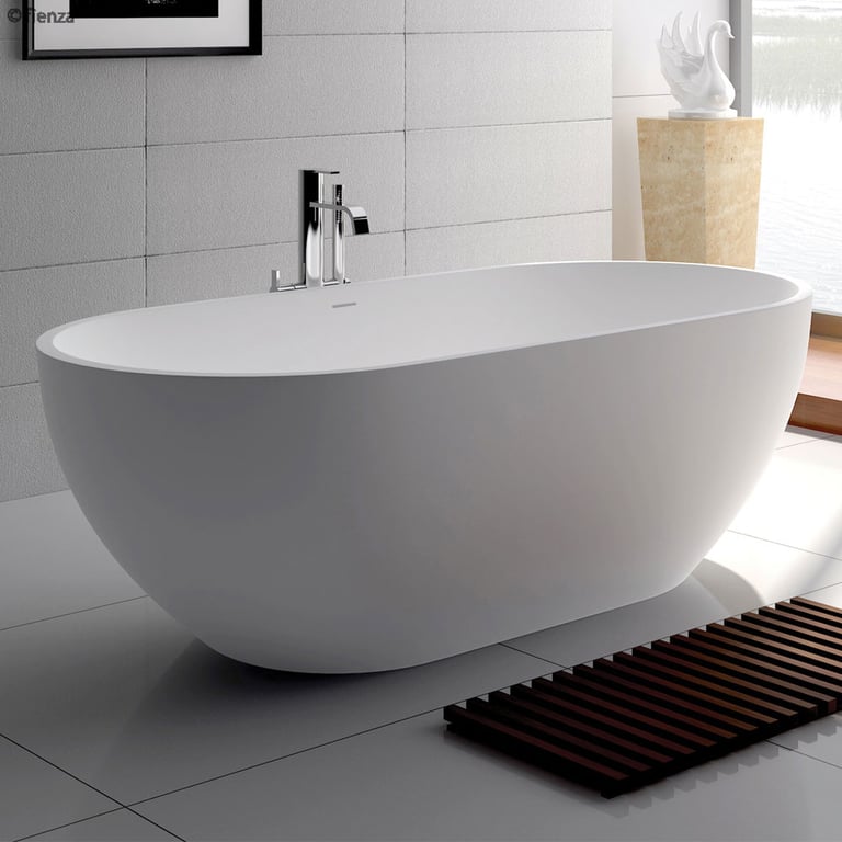 ST12 2 Image of Bath Freestanding Fienza Nero Stone 1780
