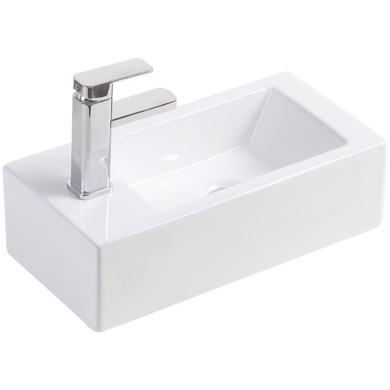 TR4127 1 Image of Basin WallHung Fienza Linea Left