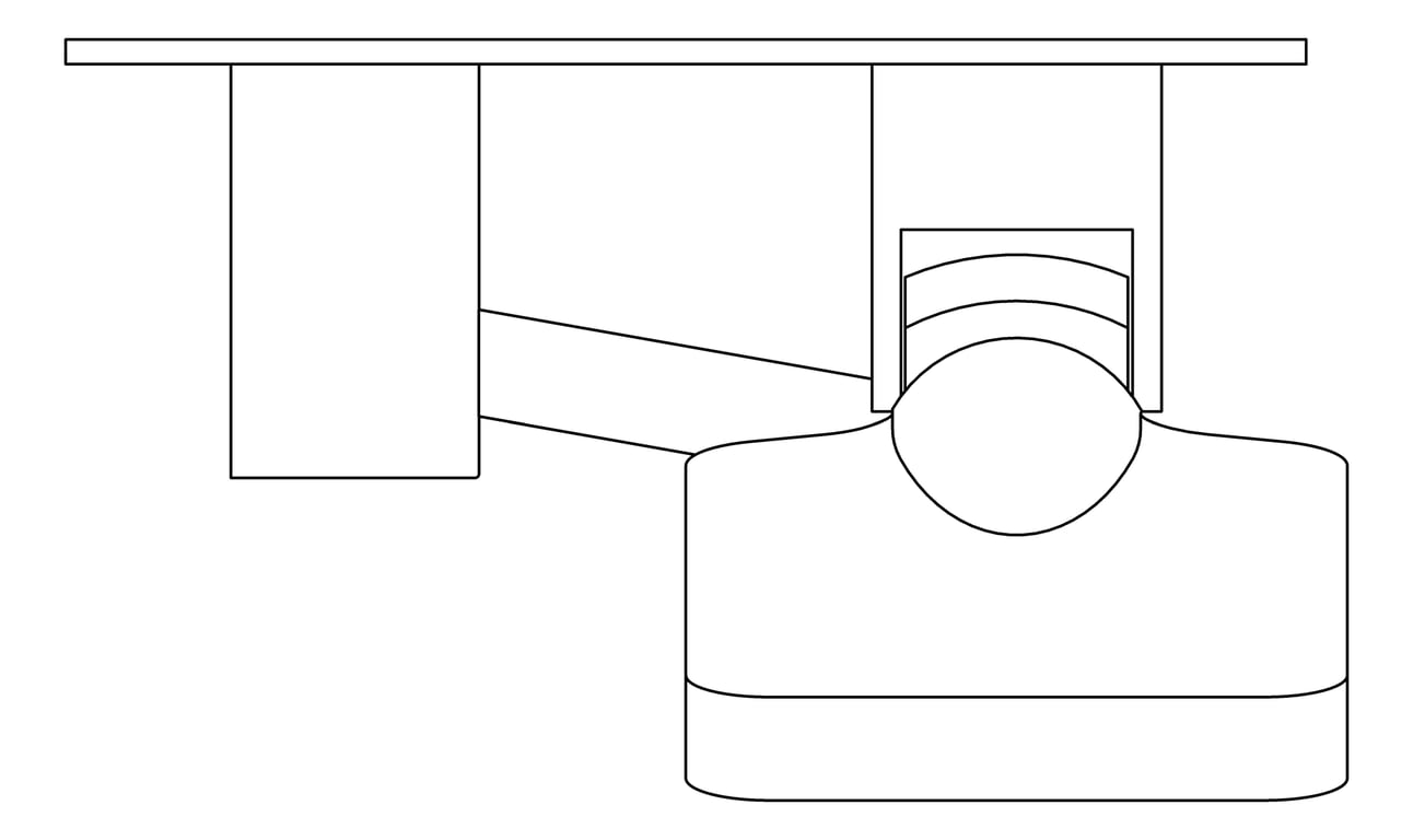 Plan Image of Shower Hand Fienza Tono SquarePlate