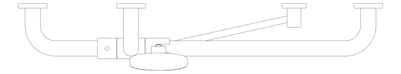 Plan Image of Shower Rail Fienza HustleCare Accessible Left