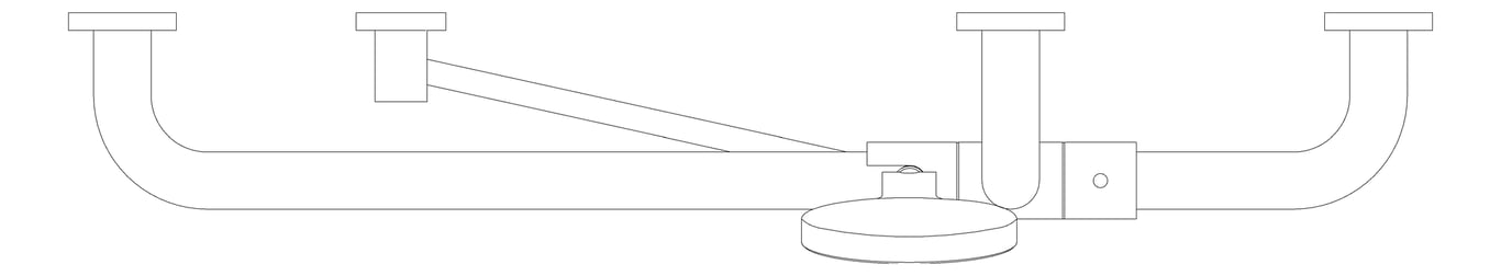 Plan Image of Shower Rail Fienza HustleCare Accessible Right