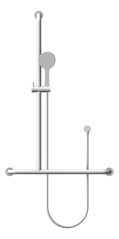 Front Image of Shower Rail Fienza LucianaCare Accessible Left