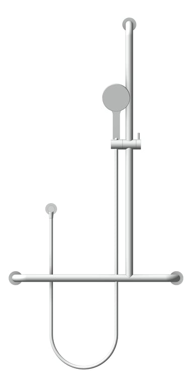 Front Image of Shower Rail Fienza LucianaCare Accessible Right