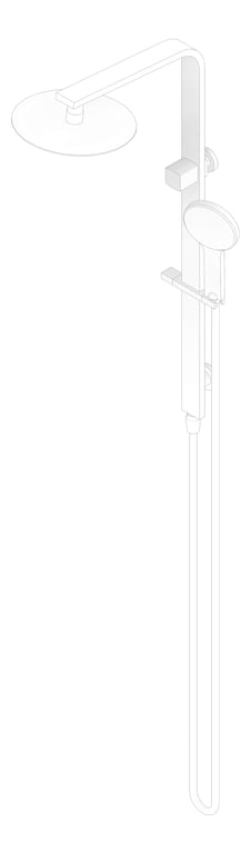 3D Documentation Image of Shower Twin Fienza Kaya Deluxe