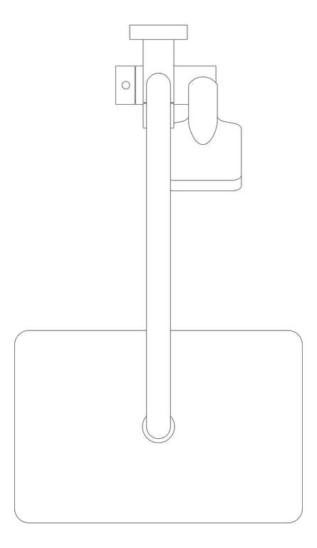 Plan Image of Shower Twin Fienza Tono