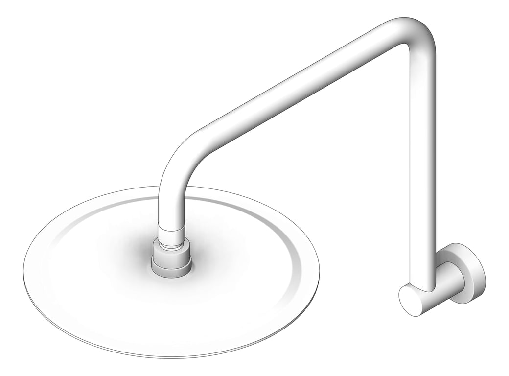 Image of Shower Wall Fienza Kaya Gooseneck