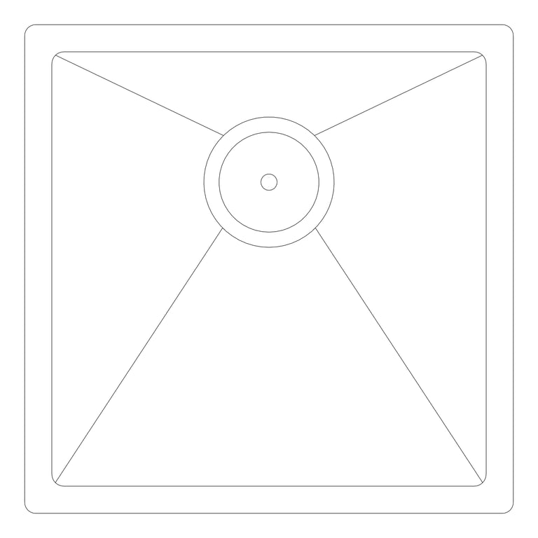 Plan Image of Sink Kitchen Fienza Hana Single AntiScratch