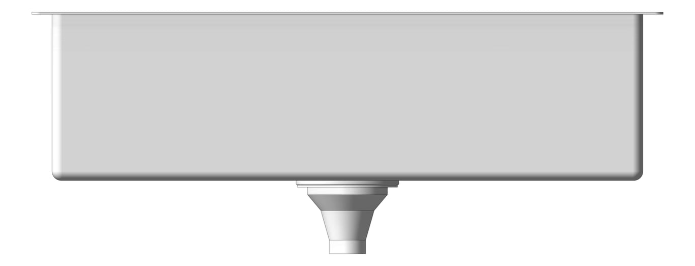 Front Image of Sink Kitchen Fienza Hana Single DualMount 50L