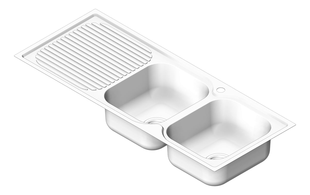 Navigate to Sink Kitchen Fienza Tiva Double Right