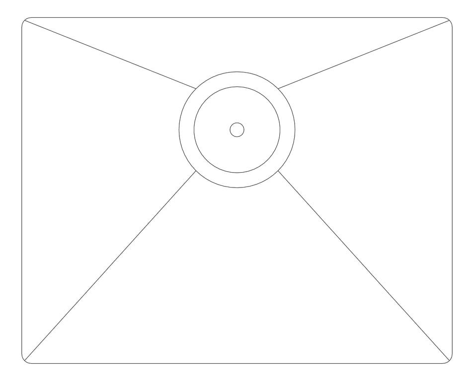 Plan Image of Sink Laundry Fienza Hana UnderMount