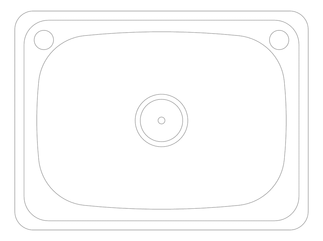 Plan Image of Sink Laundry Fienza Tiva TopMount