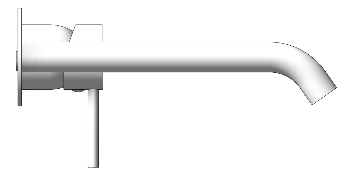 Left Image of MixerSet Wall Fienza Kaya RoundPlates 200
