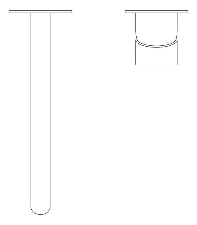 Plan Image of MixerSet Wall Fienza Kaya RoundPlates 200