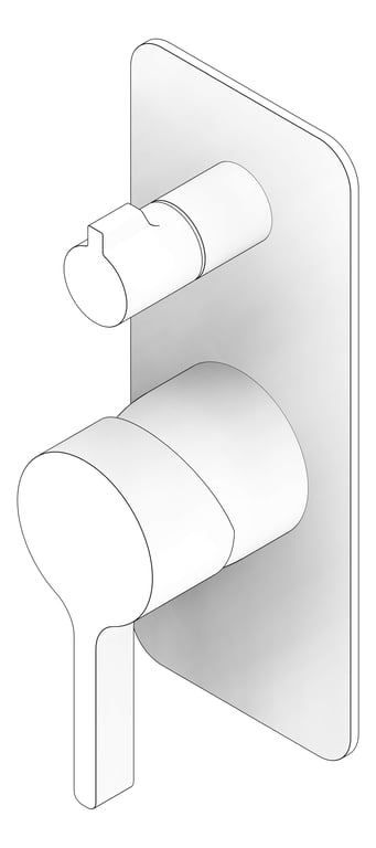 3D Documentation Image of MixerTap Diverter Fienza Sansa