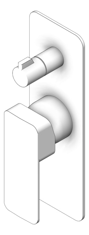 Navigate to MixerTap Diverter Fienza Tono RectangularPlate