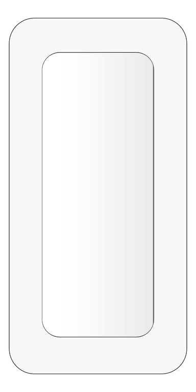 Front Image of MixerTap Wall Fienza Tono RectangularPlate