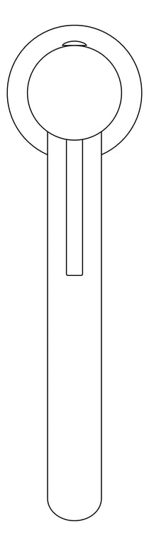 Plan Image of Mixer Basin Fienza Kaya Medium