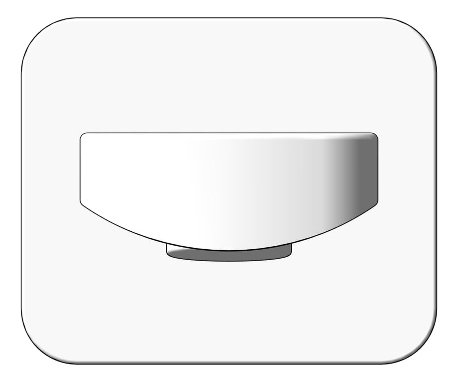 Front Image of Spout Wall Fienza Tono Bath Basin 220