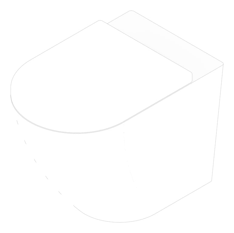 3D Documentation Image of ToiletPan WallFaced Fienza Koko
