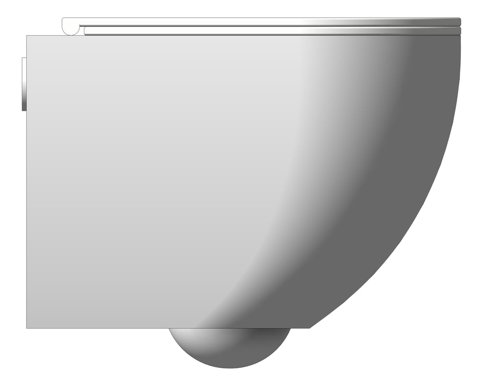 Left Image of ToiletPan WallHung Fienza KokoTornado SlimSeat