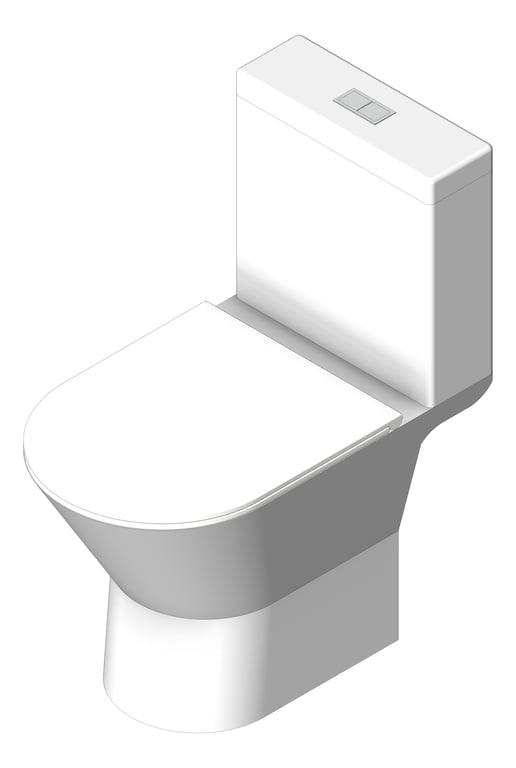 Navigate to ToiletSuite CloseCoupled Fienza Chica SlimSeat