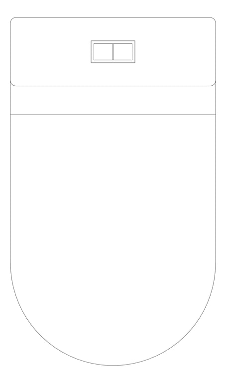 Plan Image of ToiletSuite CloseCoupled Fienza Chica SlimSeat
