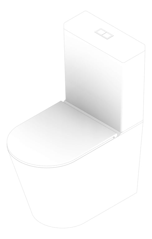 3D Documentation Image of ToiletSuite WallFaced Fienza Aluca SlimSeat