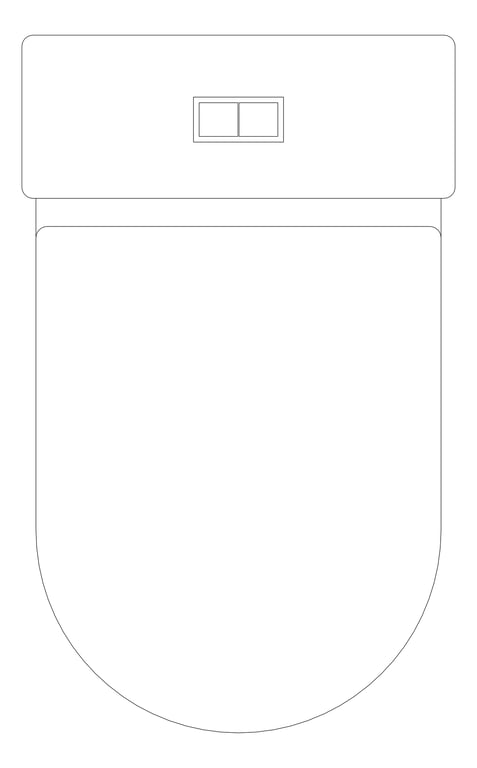 Plan Image of ToiletSuite WallFaced Fienza Aluca SlimSeat