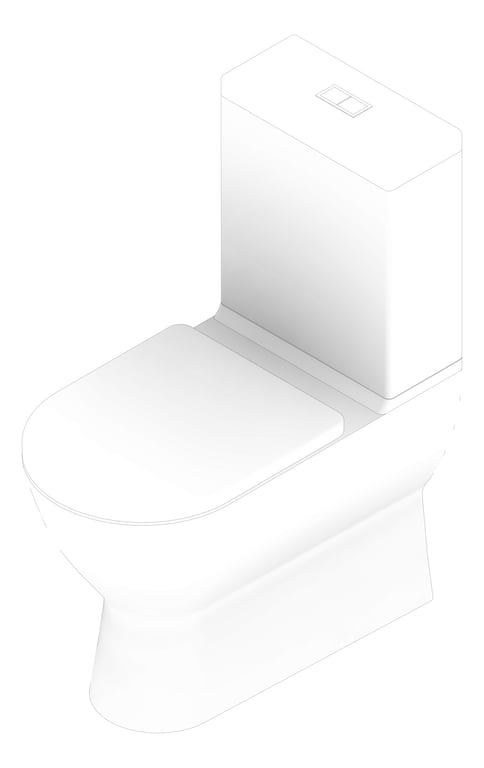 3D Documentation Image of ToiletSuite WallFaced Fienza Delta Rimless