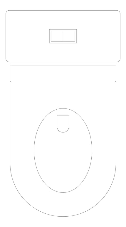 Plan Image of ToiletSuite WallFaced Fienza Isabella Junior