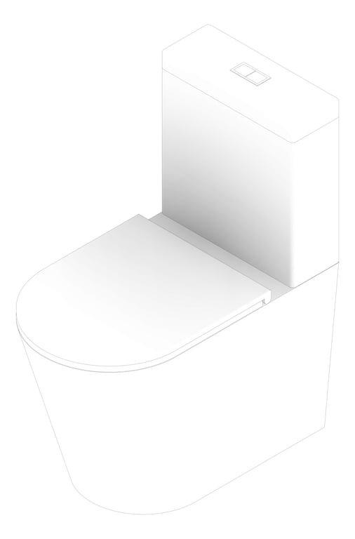 3D Documentation Image of ToiletSuite WallFaced Fienza Kaya
