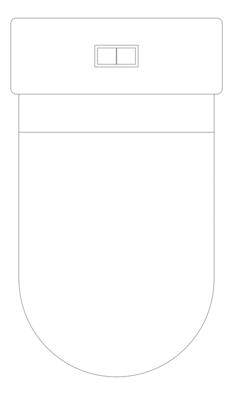 Plan Image of ToiletSuite WallFaced Fienza Tono SlimSeat