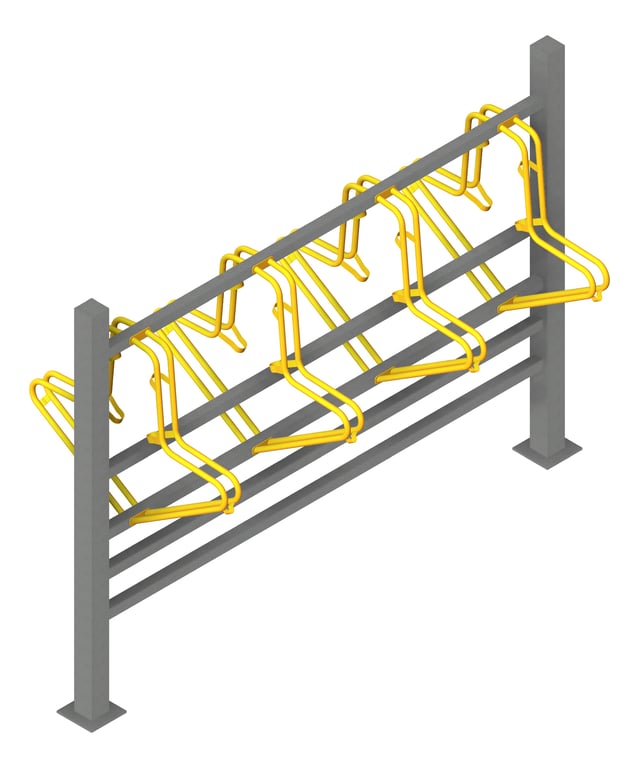 Image of Rack Bicycle FiveAtHeart Cradle StandardSteelFrame SingleLevel