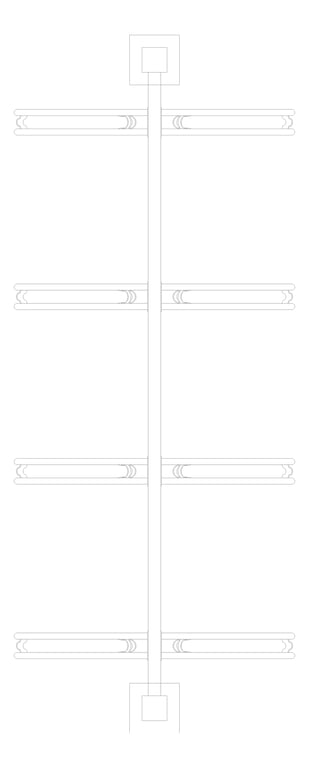 Plan Image of Rack Bicycle FiveAtHeart Cradle StandardSteelFrame SingleLevel