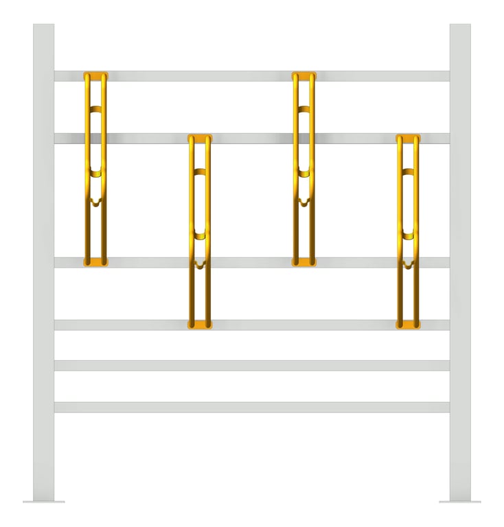 Left Image of Rack Bicycle FiveAtHeart Cradle StandardSteelFrame Staggered