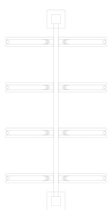 Plan Image of Rack Bicycle FiveAtHeart Cradle StandardSteelFrame Staggered