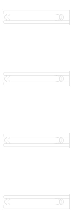 Plan Image of Rack Bicycle FiveAtHeart Cradle WallMount SingleLevel