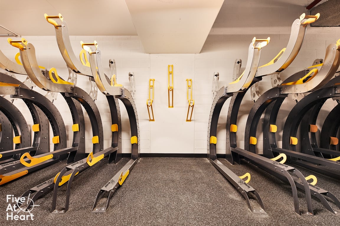 Navigate to Five at Heart - Bike Room