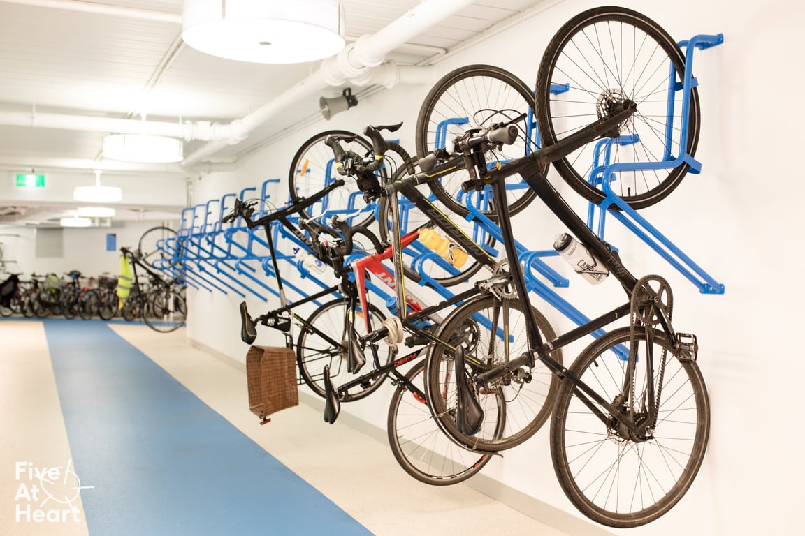 FiveAtHeart Cradle 2 Image of Rack Bicycle FiveAtHeart Cradle WallMount SingleLevel