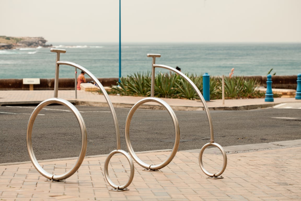 FiveAtHeart PennyFarthing 2 Image of Rack Bicycle FiveAtHeart PennyFarthing