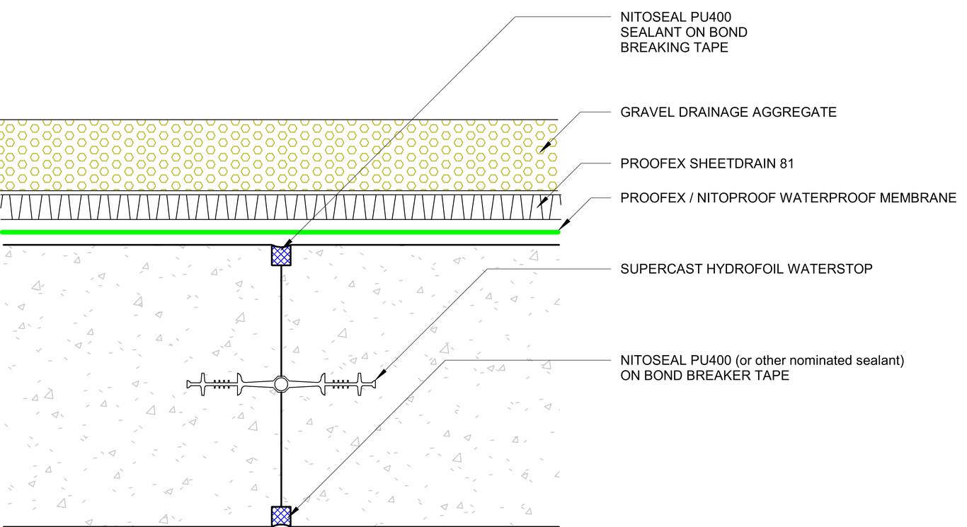 Navigate to ROOF CONSTRUCTION JOINT DETAIL