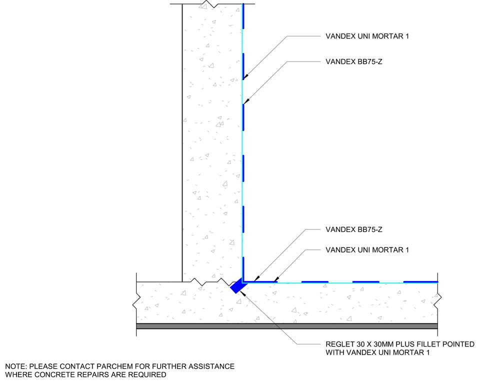 Image of POTABLE WATER RETAINING STRUCTURE - REMEDIAL CEMENTITOUS WATERPROOFING