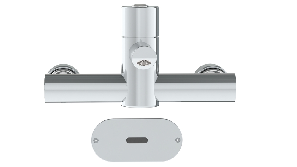 100.30.79.00 Image of TapSet Basin GalvinEngineering CliniMix LeadSafe Wall ThermostaticProgressive Sensor