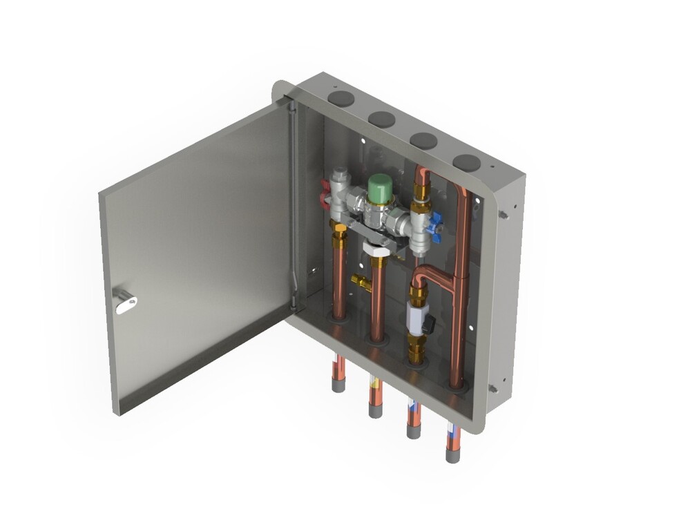 101.11.70.10 Image of Cabinet Wall GalvinEngineering CliniMix LeadSafe UniversalDoor ColdBypass