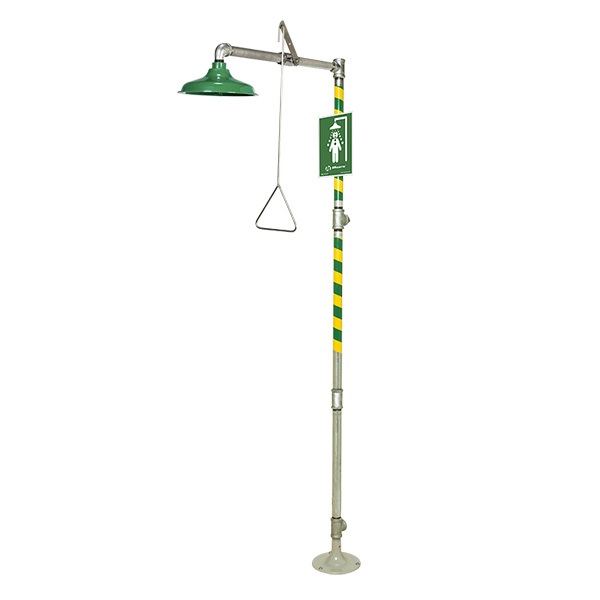 190.81.12.32 Image of Shower SafetyWashStation GalvinEngineering GalvinSafeAxion PullRod FreeStanding