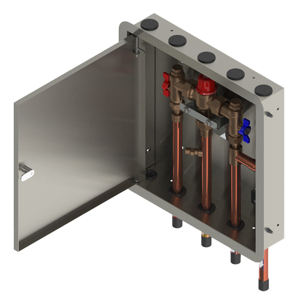 201.11.70.10 Image of Cabinet Wall GalvinEngineering CliniMix LeadSafe TMV ColdBypass