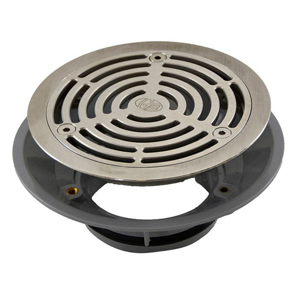 303185XP Image of Drain Floor GalvinEngineering HeelGrate Vinyl