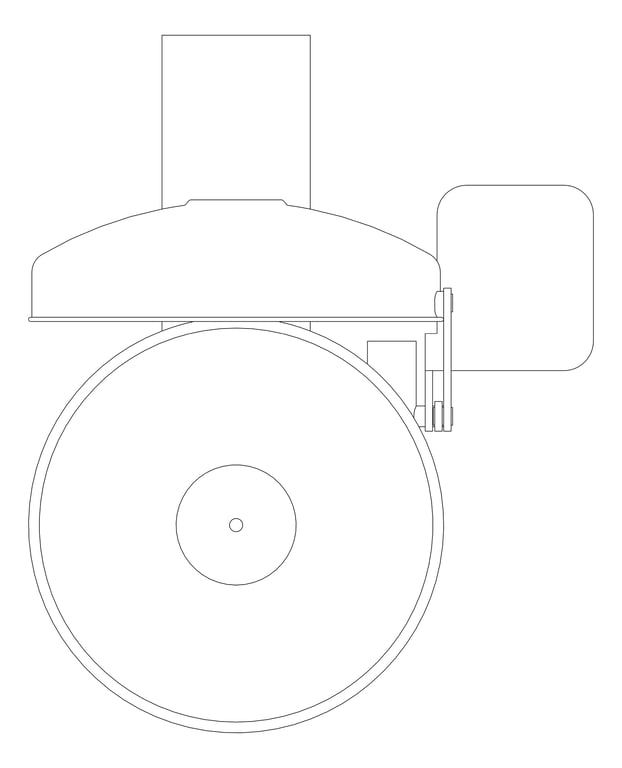 Plan Image of Basin SafetyWashStation GalvinEngineering GalvinSafeAxion WallMounted HandActivated